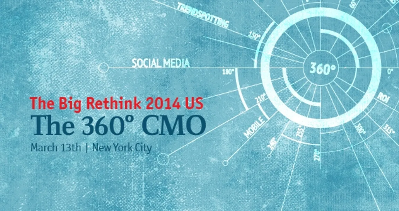 The Economist Presents The Big Rethink: The 360-Degree CMO Conference  In New York City On March 13th 2014