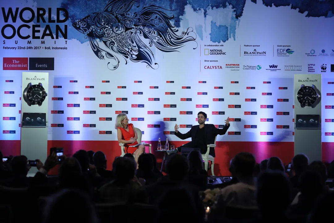 Actor Adrian Grenier and the Ocean Community Make a Pledge of Protection on Day One of The Economist's World Ocean Summit